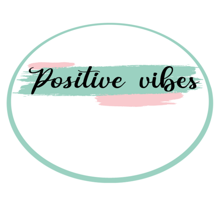 Tapis vinyle citation ondes positives - TenStickers