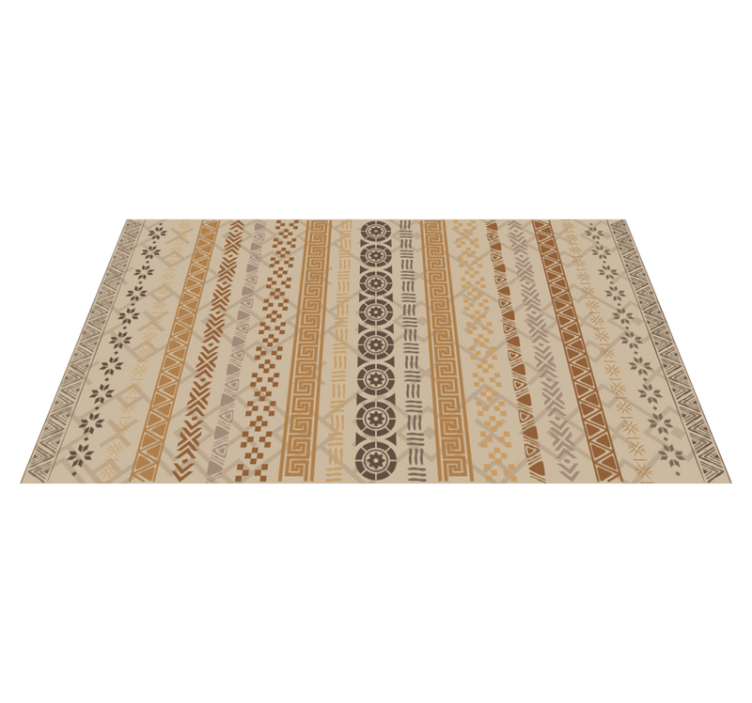 Tapis vinyle cuisine mosaïque effet de timbre de puzzle - TenStickers