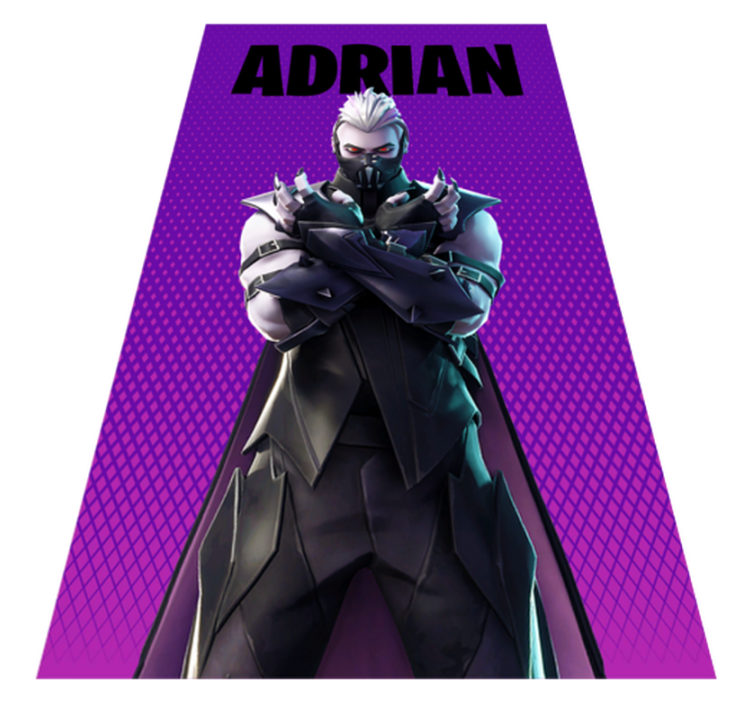 Tapis vinyle ado nom de jeu personnalisable - TenStickers