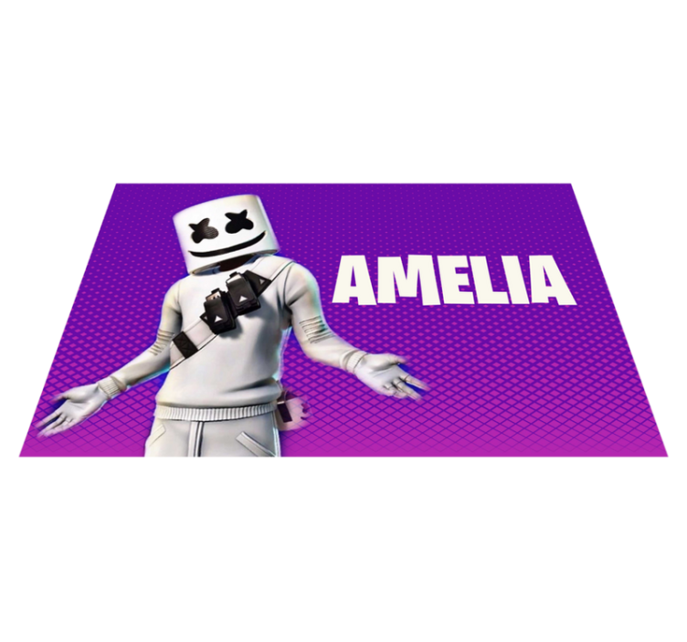 tapis vinyle chambre Garçon de guimauve de jeu vidéo - TenStickers