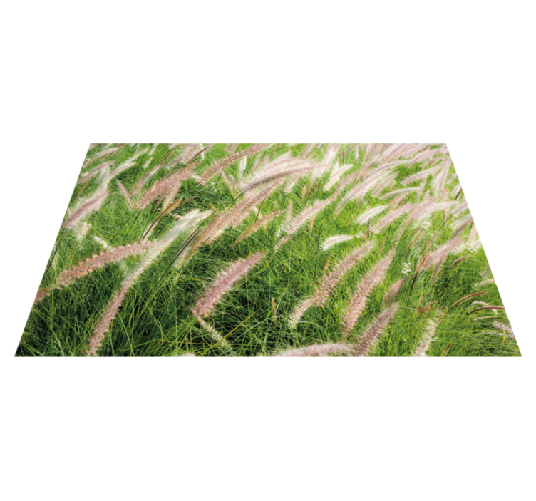 Tapis vinyle nature paysage verdoyant et luxuriant - TenStickers