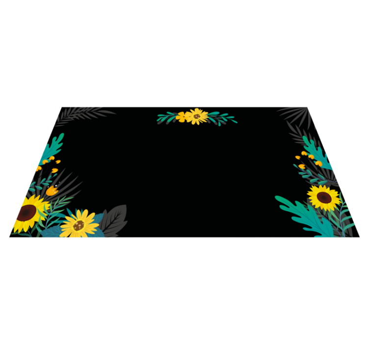 Tapis vinyle fleurs et plantes exposition florale lumineuse - TenStickers