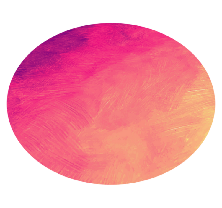 Tapis vinyle chambre art circulaire dégradé - TenStickers