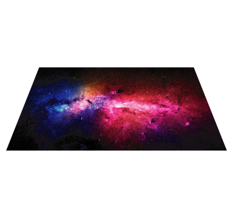 tapis vinyle chambre Univers lumineux et coloré - TenStickers