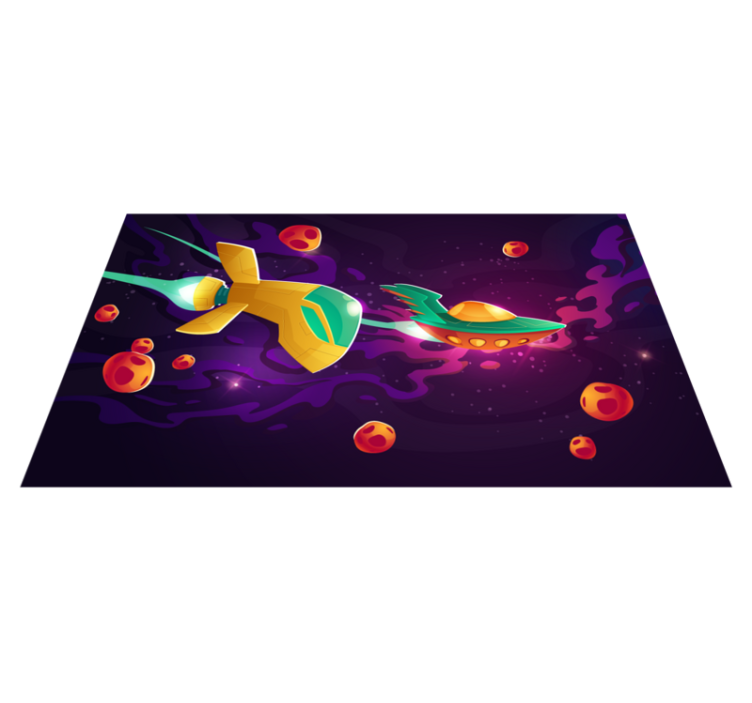Tapis vinyle autres tapis concept de voyage cosmique - TenStickers