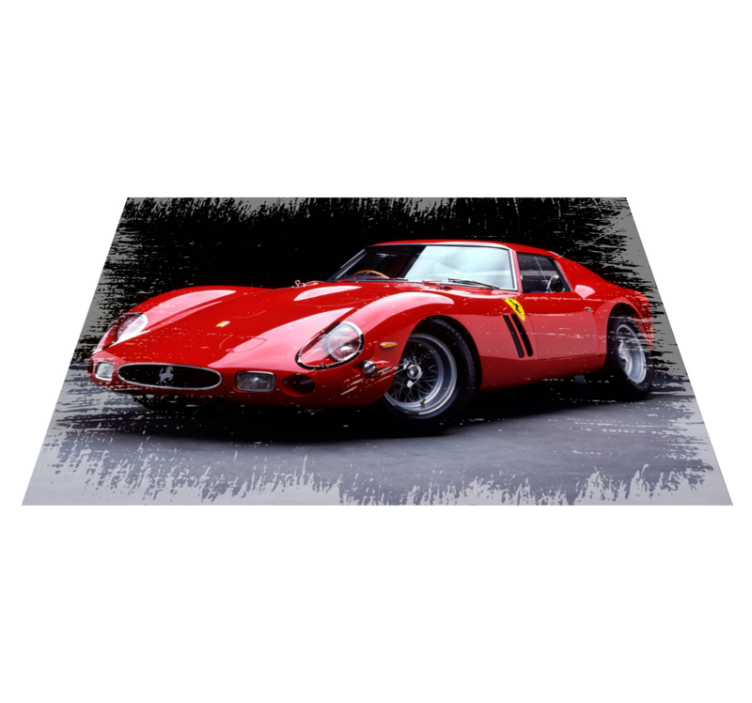 Tapis vinyle retro Ferrari 250 gto - TenStickers