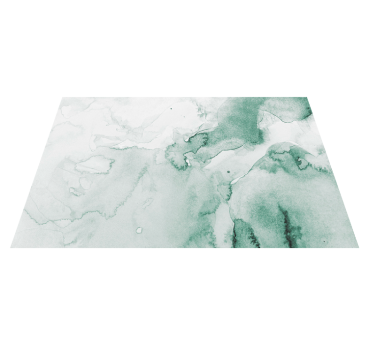 Tapis vinyle marbre tourbillon vert doux - TenStickers