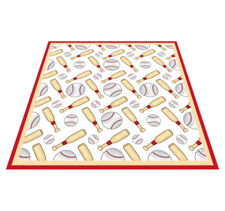 Tapis vinyle jeux thème sportif amusant - TenStickers