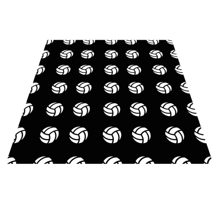 Tapis vinyle jeux modèle de volley-ball - TenStickers