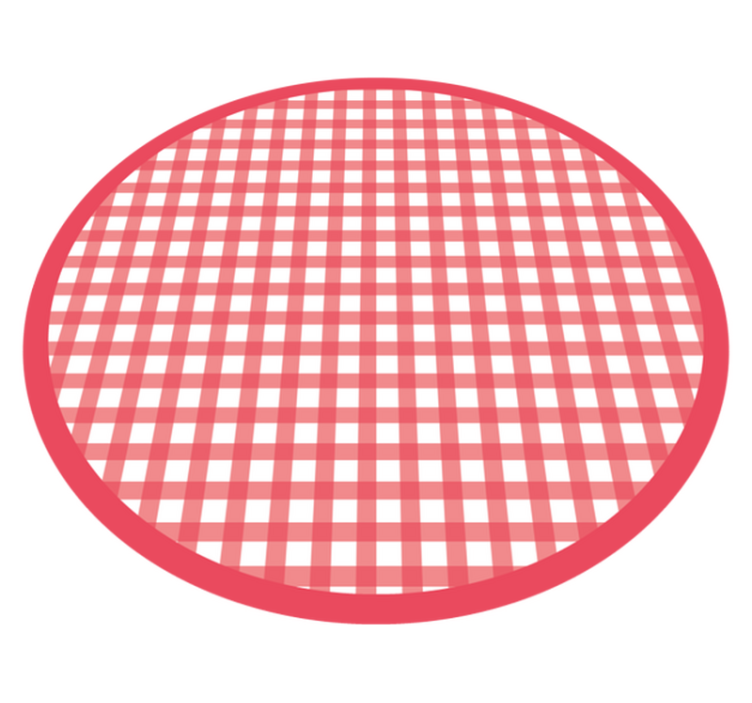 Tapis vinyle rayures motif damier classique - TenStickers