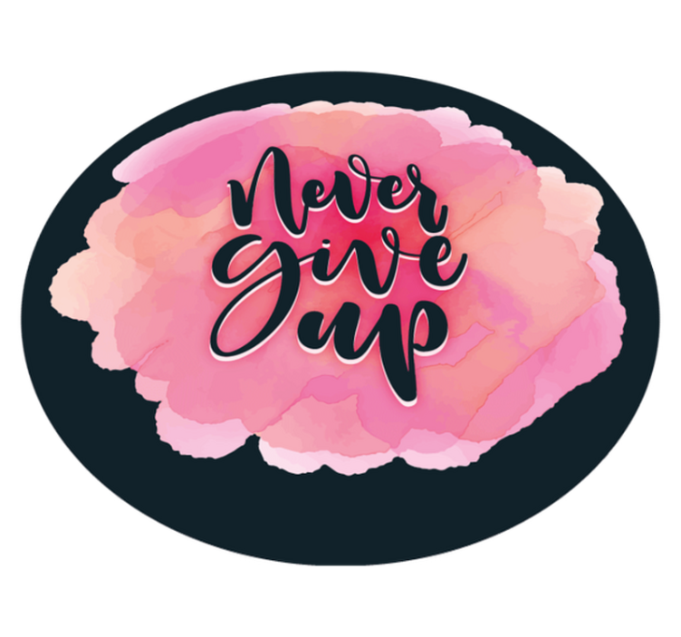 Tapis vinyle citation persévérez sans relâche - TenStickers