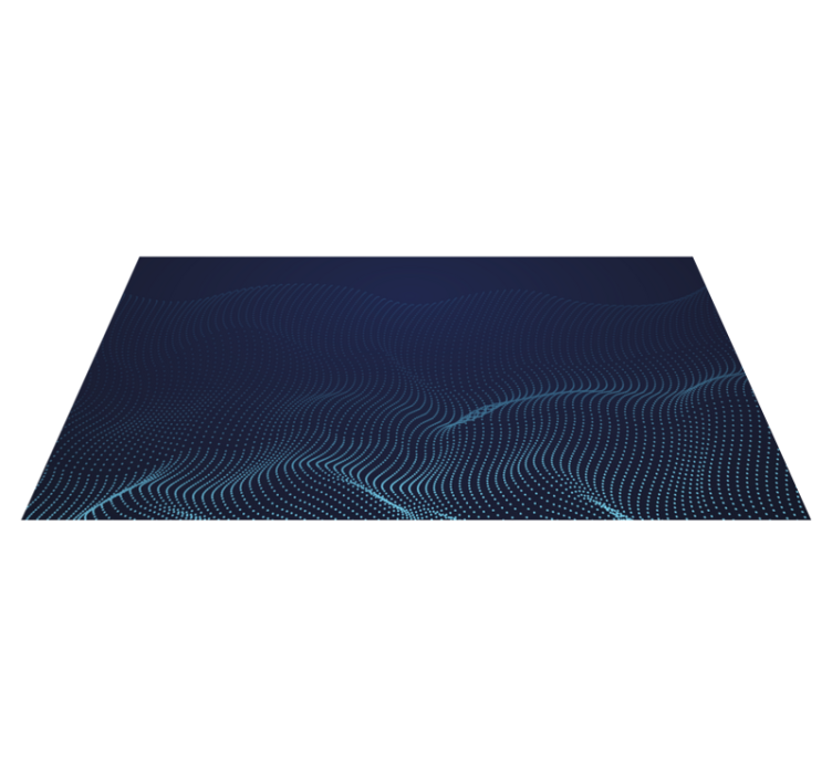 Tapis vinyle design moderne motif de vague fluide - TenStickers