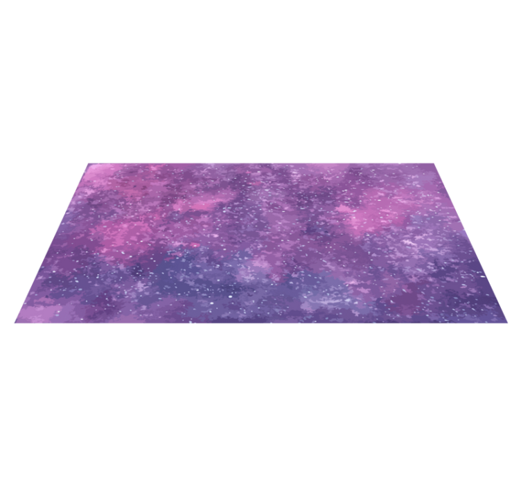 Tapis vinyle étoile vue de la galaxie étoilée - TenStickers