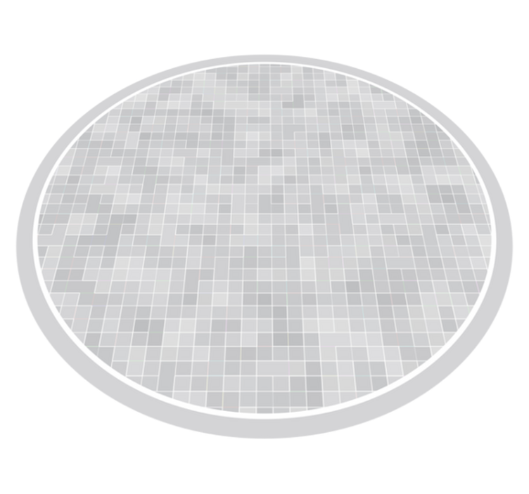 Tapis vinyle salle de bain motif mosaïque élégant - TenStickers