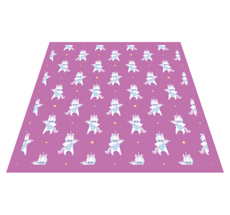 Tapis vinyle autres tapis motif de licorne fantaisiste - TenStickers