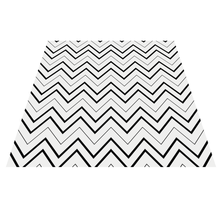 Tapis vinyle minimaliste style chevron - TenStickers