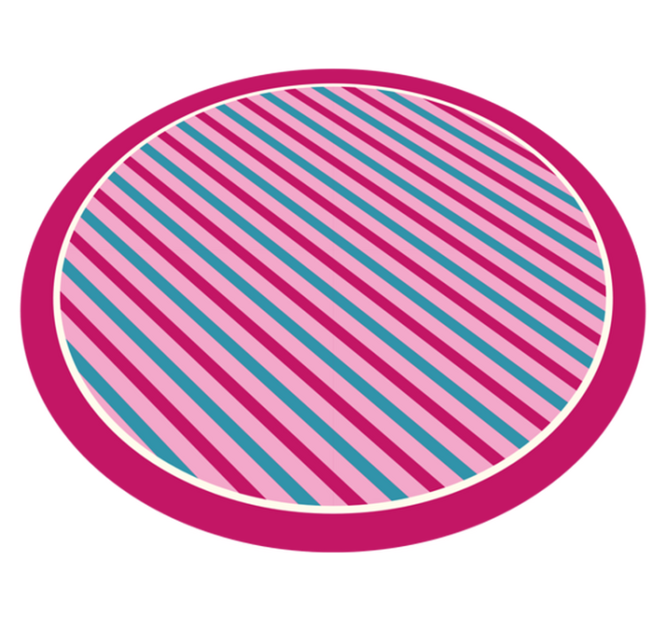Tapis vinyle rayures rose et bleu vertical - TenStickers