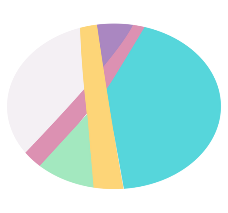 Tapis vinyle minimaliste blocs de couleur audacieuse - TenStickers