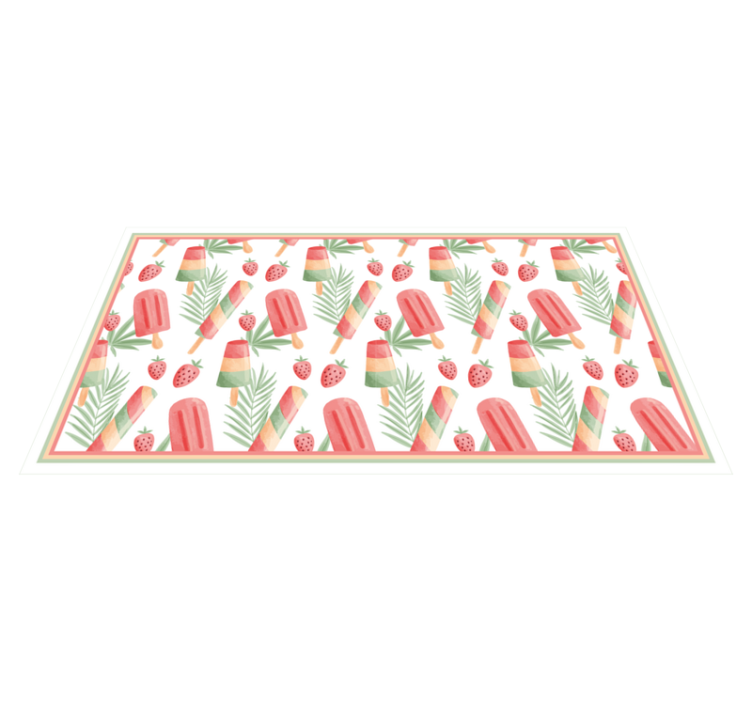 Tapis vinyle autres tapis friandises glacées colorées - TenStickers