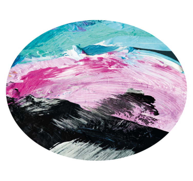 Tapis vinyle textures tourbillon abstrait vibrant - TenStickers