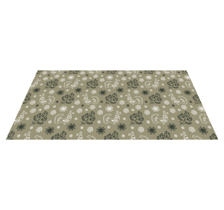 Tapis vinyle personnalisé charmants motifs animaliers - TenStickers