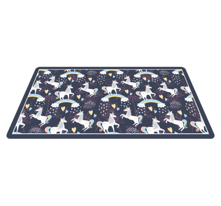 Tapis vinyle pour enfants motif de licorne unique - TenStickers