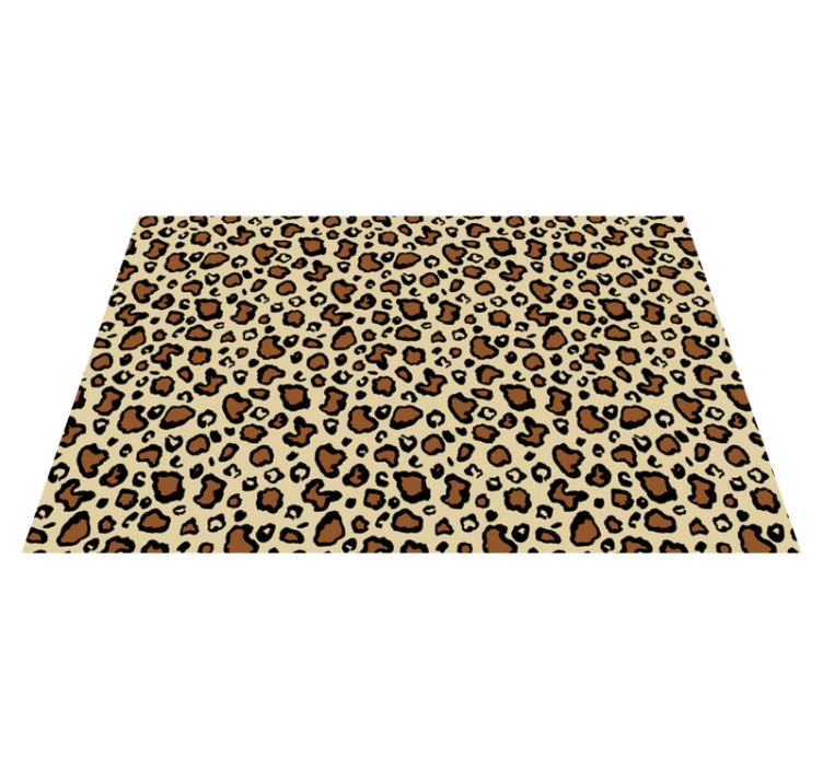 Tapis vinyle animal motif tacheté de léopard - TenStickers