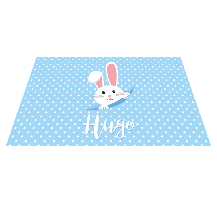 Tapis vinyle autres tapis lapin et taupes - TenStickers