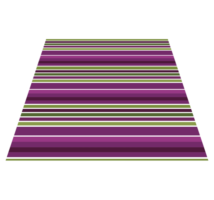 Tapis vinyle salon Design horizontal violet et vert - TenStickers