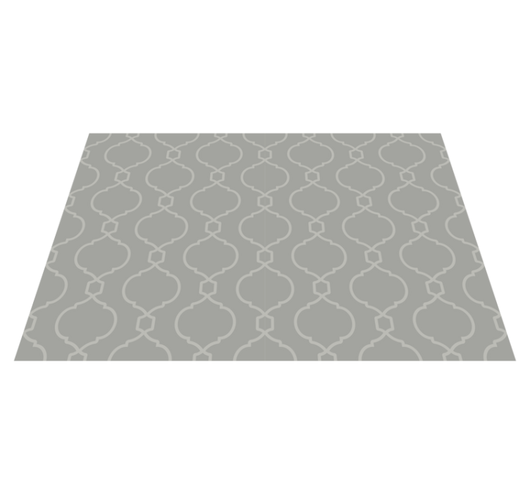 Tapis vinyle carreaux de ciment imprimé géométrique élégant - TenStickers