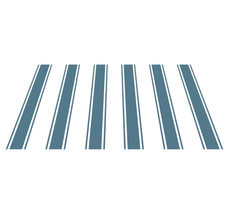 Tapis vinyle rayures motif contemporain - TenStickers