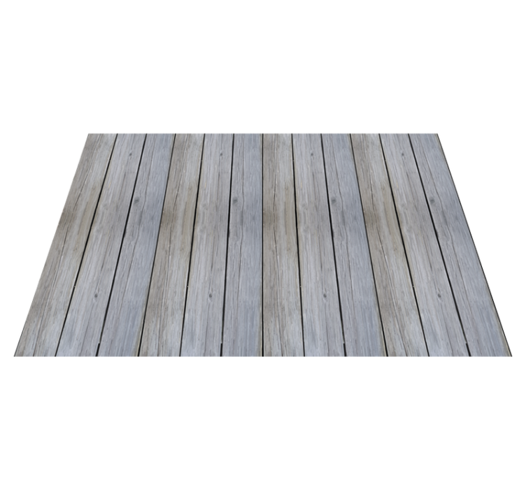 Tapis vinyle salon Bois brut gris de style nordique - TenStickers