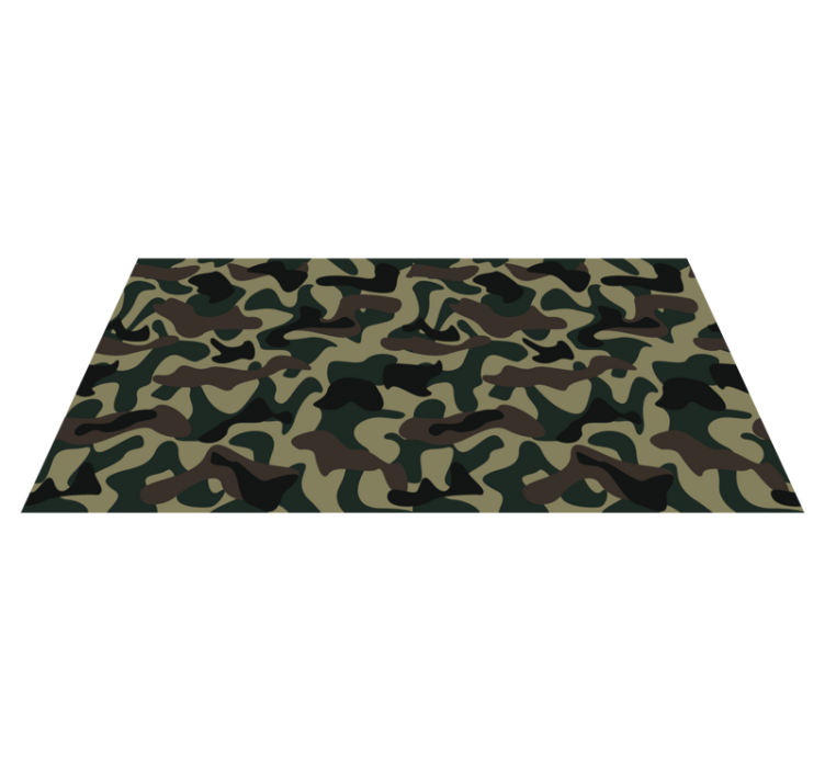 Tapis vinyle animal motif de camouflage - TenStickers
