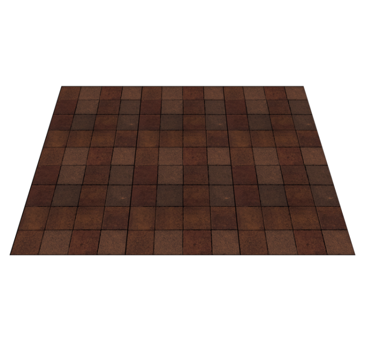 Tapis vinyle carreaux de ciment surface carrelée terreuse - TenStickers