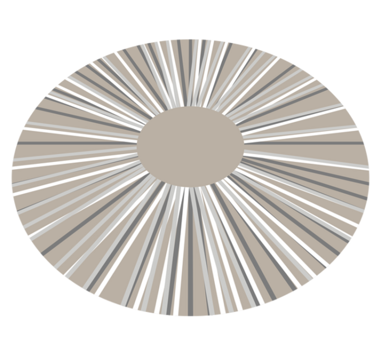 Tapis vinyle salon vinylee rectangle abstrait nordique - TenStickers