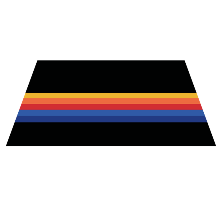 Tapis vinyle rayures accent rayé minimaliste - TenStickers