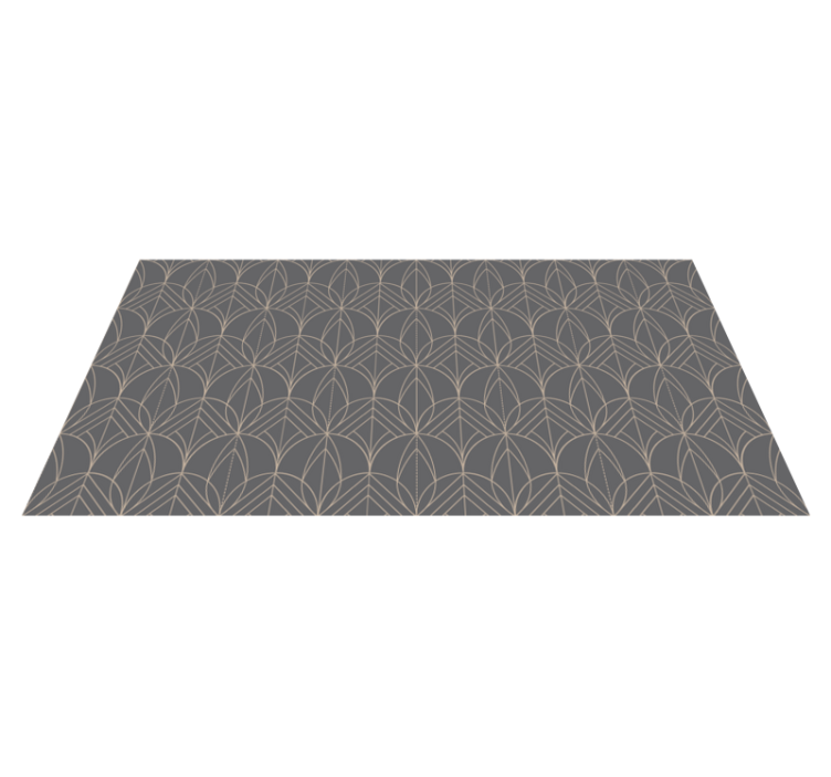 Tapis vinyle geometrique Style contemporain vinyle géométrique - TenStickers