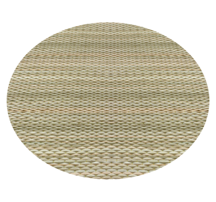 Tapis vinyle ethnique Tapis texture paille - TenStickers