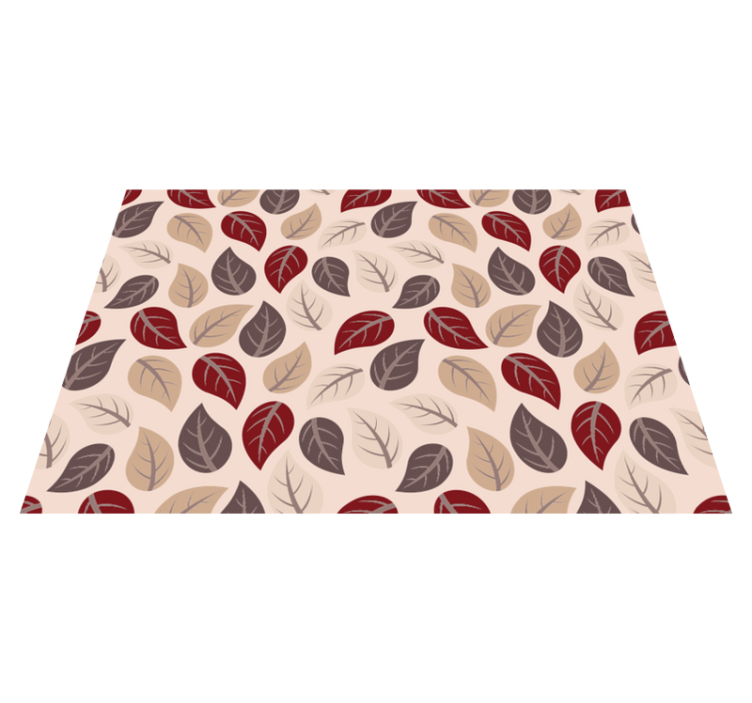 Tapis vinyle feuilles d'automne - TenStickers