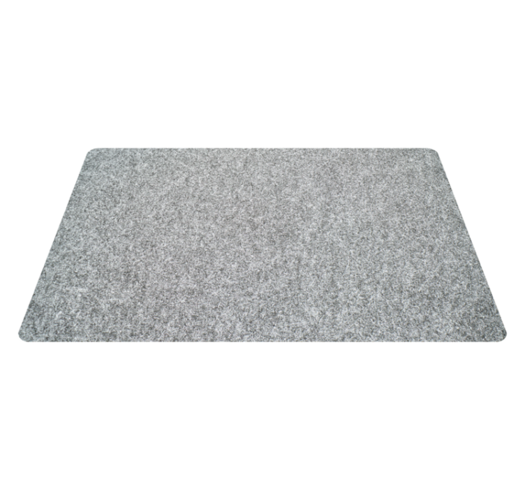 Tapis vinyle bureau effet texturé gris - TenStickers