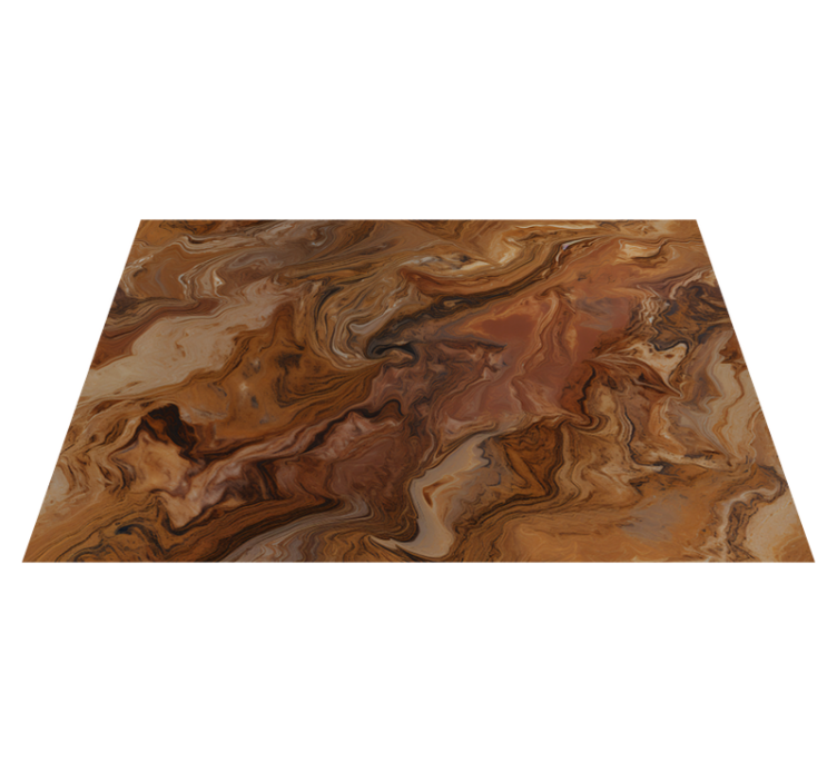 Tapis vinyle marbre nuance marron - TenStickers