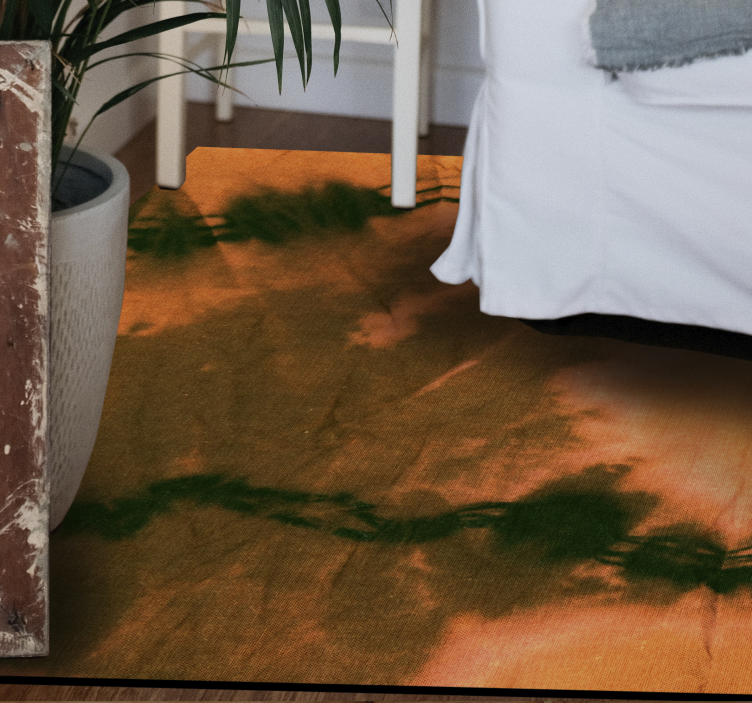 Tapis vinyle textures tie-dye coloré - TenStickers