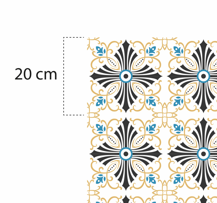 Tapis mosaique vinyle style mosaïque élégant - TenStickers