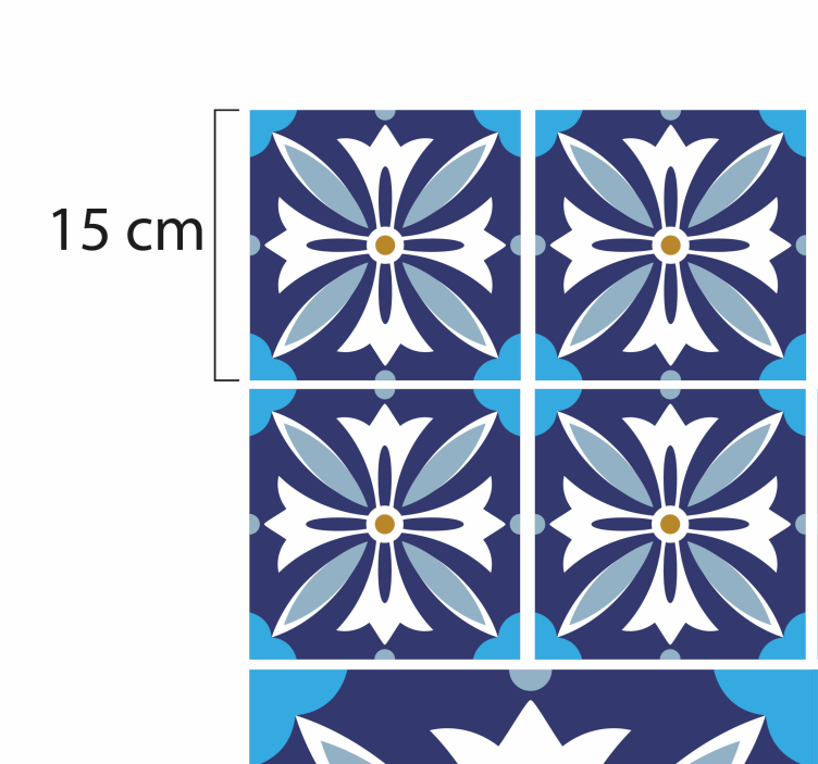 tapis vinyle mosaique Coureur mosaïque helena - TenStickers