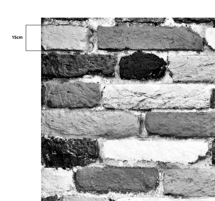 Fantastique tapis en vinyle noir et blanc en pierre - TenStickers