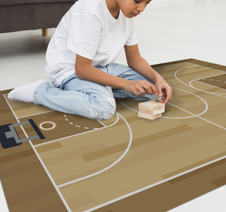Tapis en vinyle pour les adolescents de basket-ball - TenStickers