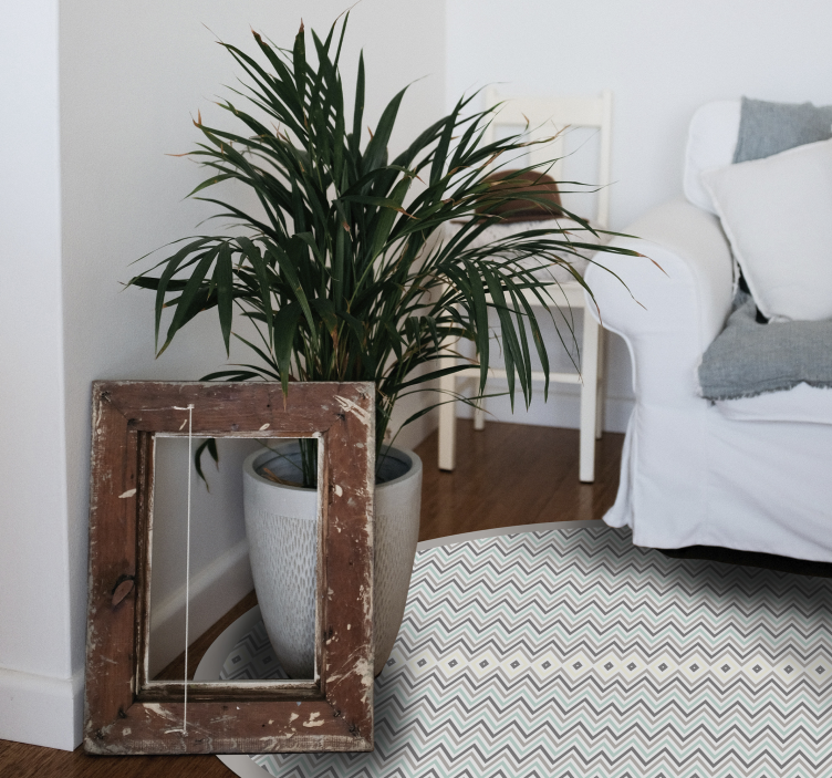 tapis vinyle salon Formes nordiques originales - TenStickers