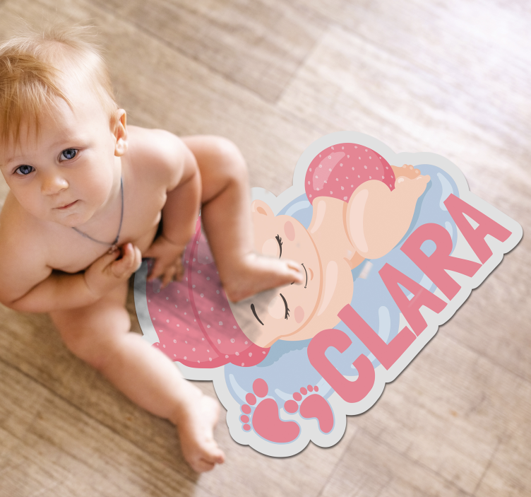 Tapis en vinyle pour bébé personnalisable - TenStickers