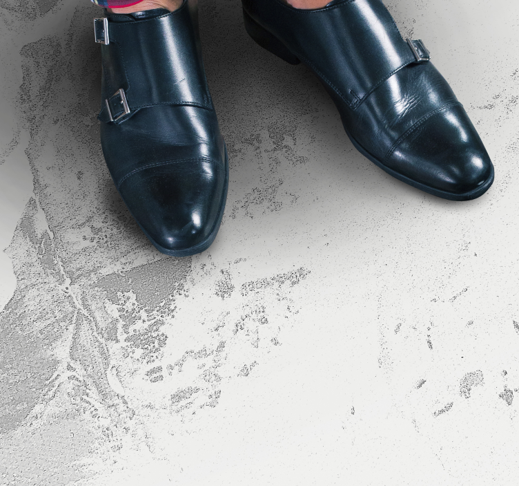 Tapis vinyle Effet pierre grise - TenStickers