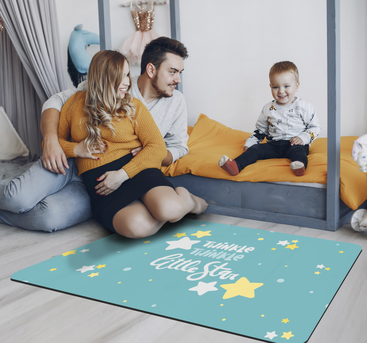 Magnifique tapis en vinyle scintillant - TenStickers